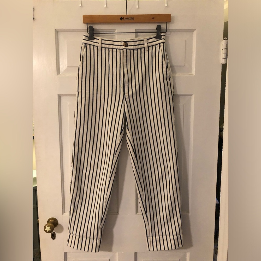 Madewell Tapered Pants in Stripe
